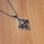 Horus Eye Steel Pendant Egyptian Retro Double