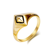 Simple Punk Link Chain Ring — Stainless Steel