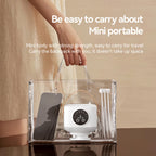 Portable Ceiling Fan, 4 Speeds, LED Display, 3-Level Night Light, 1-8H Timer, 3600mAh, Remote Control, Quiet USB Fan