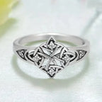 New Hollow Celtic Knot Ring — Zinc Alloy