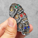Cyberpunk Skull Ring — Stainless Steel