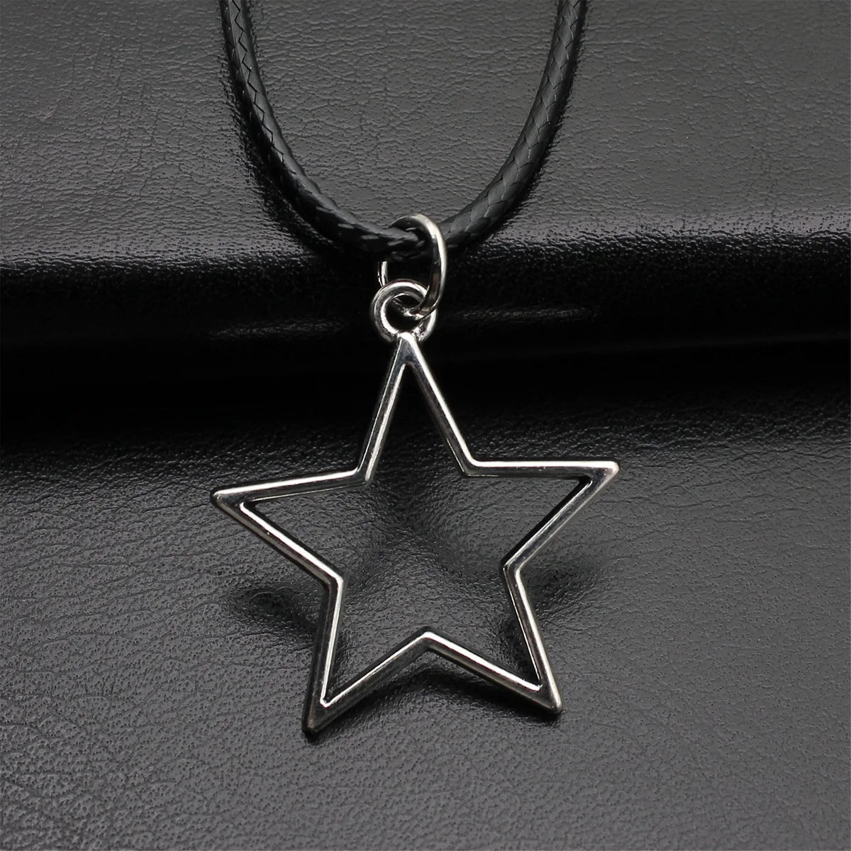 Pentagram Pendant Necklace for Men 45cm Chain
