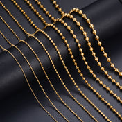 Gold Ball Chain Necklace 6MM — Stainless Steel