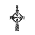 Mens Irish Celtic Knot Cross Pendant Necklace Stainless Steel Nordic Viking Necklace Ancient Talisman Pendant Jewelry