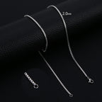 Box Chain Necklace — Stainless Steel 3mm