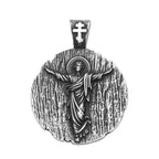 Jesus Cross Stainless Steel Pendant Necklace