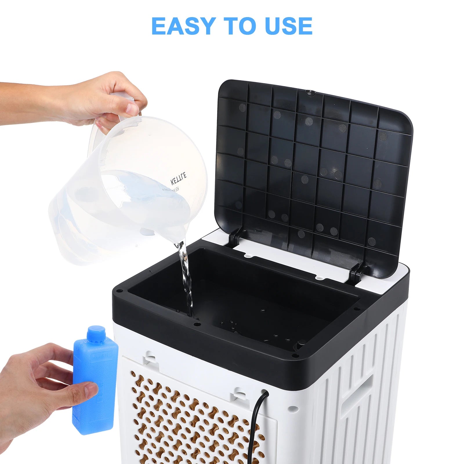 4pcs Ice Packs Reusable Gel Freezer Ice Blocks For Air Conditioner Fan Cooler Pack Water Injection Picnic Travel Food