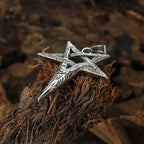 Devil Eye Pentagram Pendant Necklace — Stainless Steel