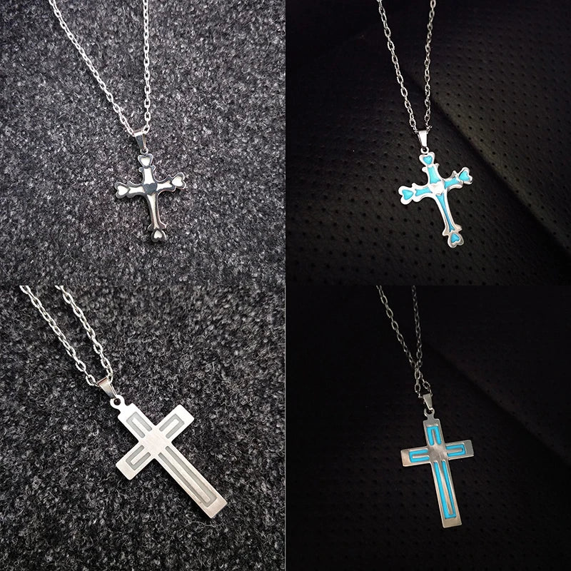 Luminous Heart Pendant Necklace — Stainless Steel
