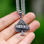 Poker Stainless Steel Pendant Necklace
