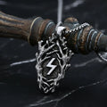 Good Polished 2024 New Vintage Stainless Steel Viking Branch Rune Pendant Necklace For Man Women Amult Jewelry Party Gift