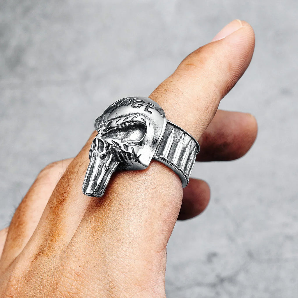 Revenger Demon Skull Ring — Stainless Steel