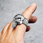 Revenger Demon Skull Ring — Stainless Steel