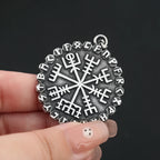 Norse Compass Pendant Necklace — Stainless Steel