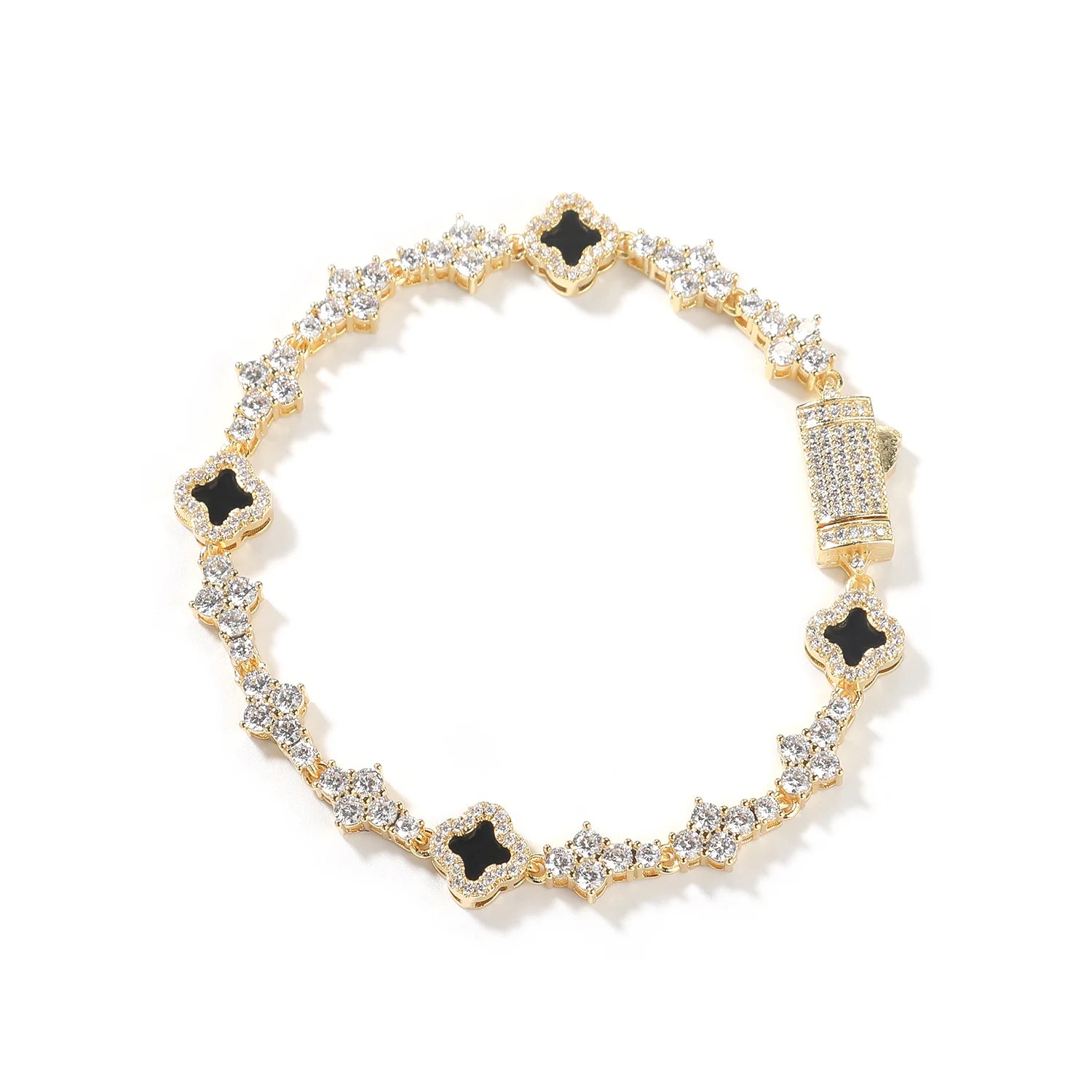 UWIN Tennis Bracelet Iced Out Cubic Zirconia Women Bangle Fashion Luxury Hiphop Jewelry