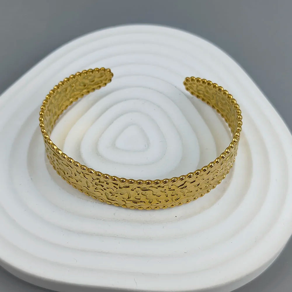 Concave & Convex Bracelet — Stainless Steel, Gold or Silver