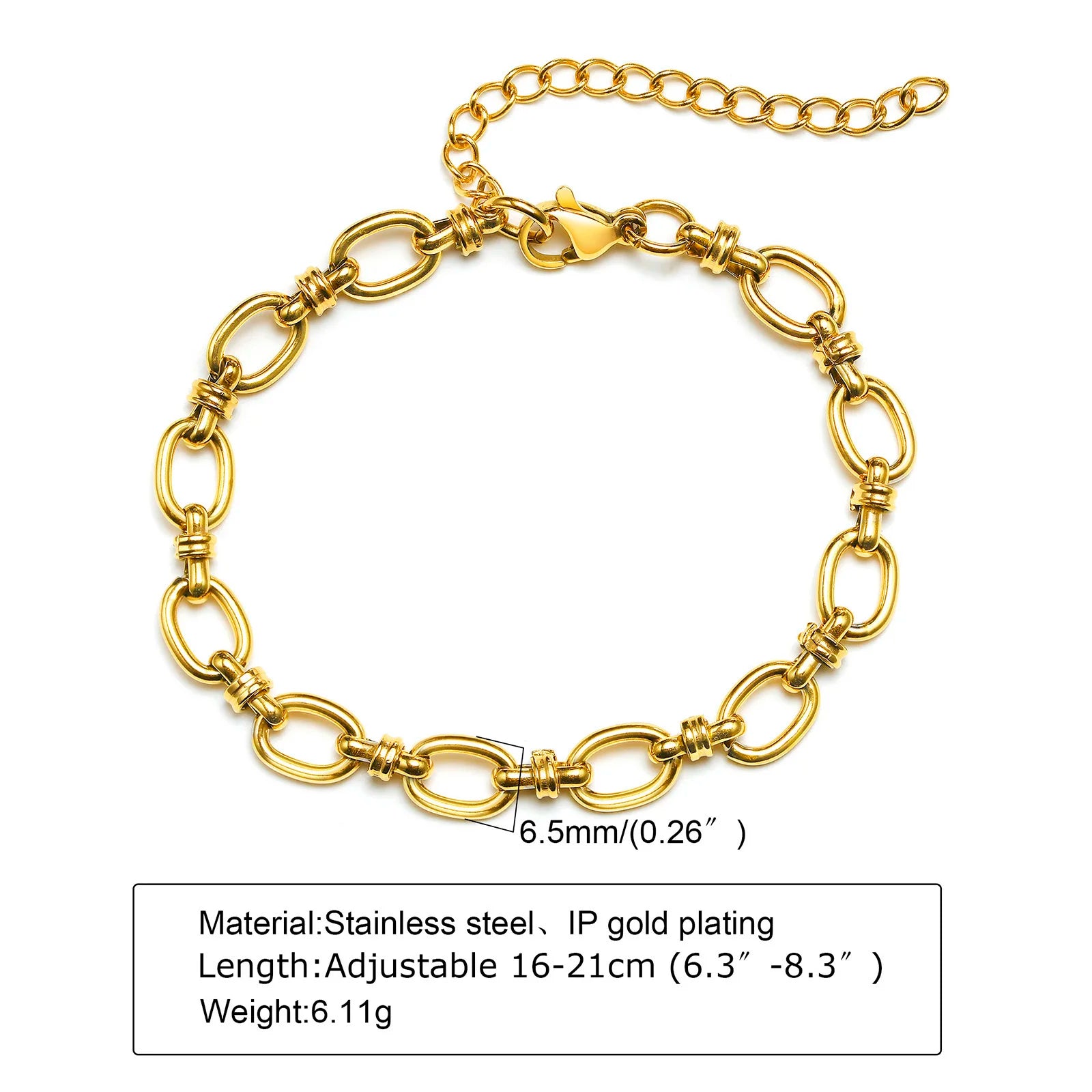 Cross Religious Bracelet — Stainless Steel