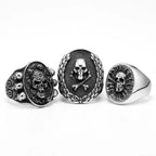 Viking Skull Ring — Stainless Steel