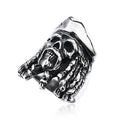 Pirate Navigation Skull Ring — Gothic