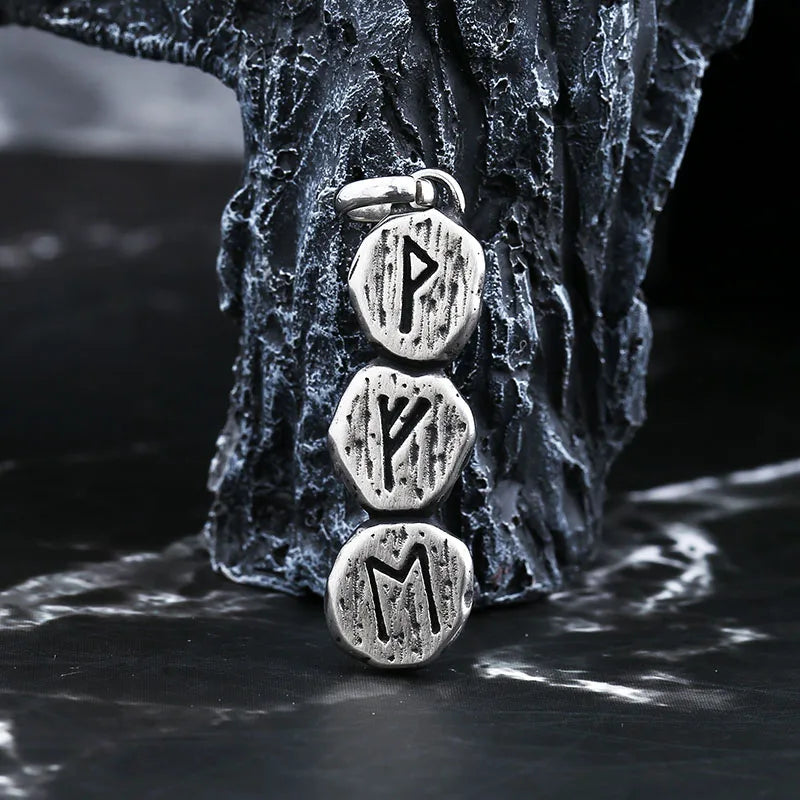 Odin Viking Stainless Steel Pendant Necklace