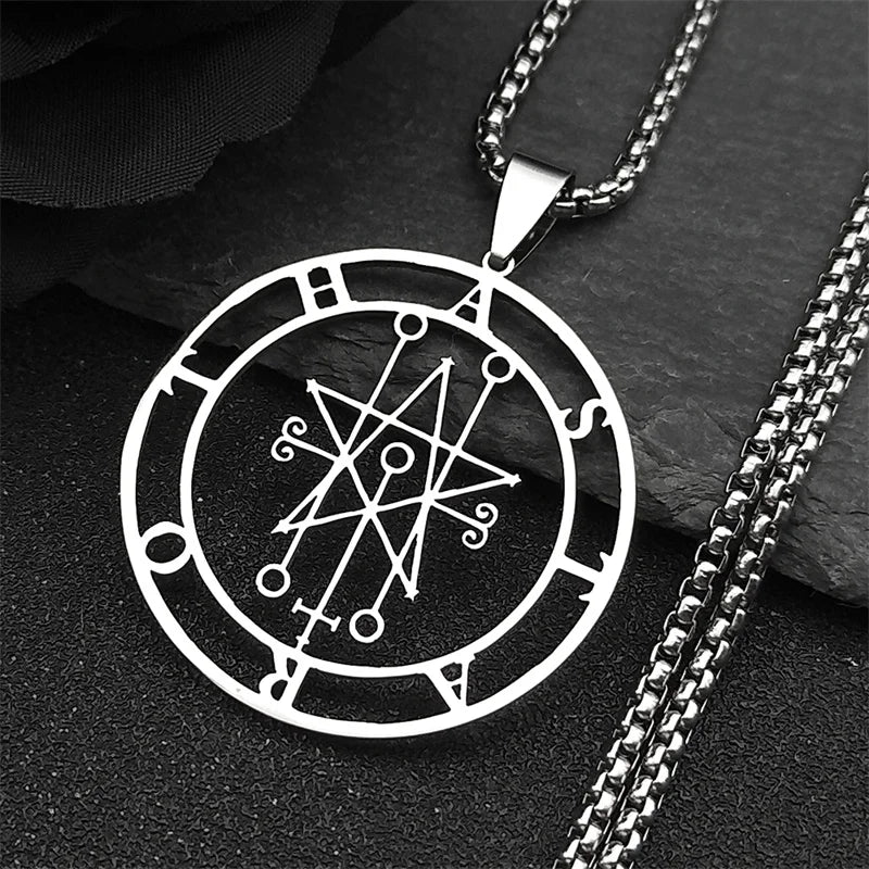 Astaroth Sigil Pendant Necklace — Stainless Steel
