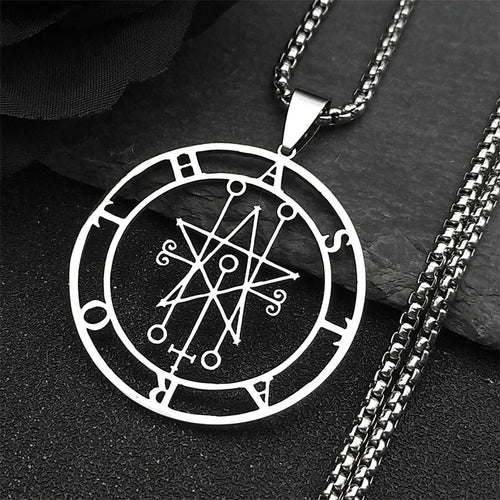 Astaroth Sigil Pendant Necklace — Stainless Steel