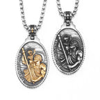 St. Christopher Pendant — Stainless Steel