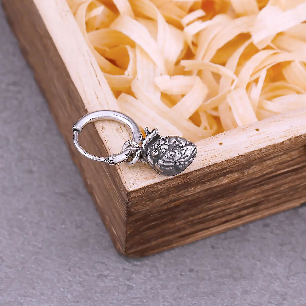 Heart Drop Earrings — Stainless Steel