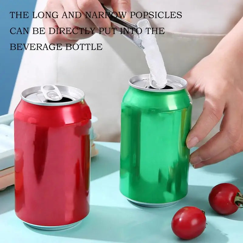 Small Ice Bars Maker With Lid Ice Tray Summer Iced Beverage Making Tools For Wine Juice Fruit Family Chilled Drink