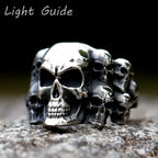 Vintage Punk Skull Ring — Stainless Steel