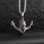 Sun Hugging Moon Round Pendant — Stainless Steel
