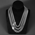 Cuban Link Chain Necklace & Bracelet 10mm — Stainless Steel