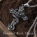 Onlysda Charms pendentif Gold Skull Pendant Necklace Men's Fashion Biker Punk Steel Chain Jewelry Antique Halloween Gift OSDZ035