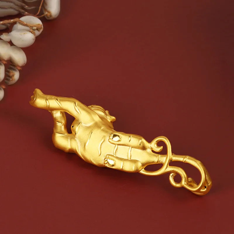 14k Gold Tiger Pendant Bracelet Necklace for Men Female Open Fashion Sutra Bracelet Bangle Engagement Wedding Fine Jewelry Gifts