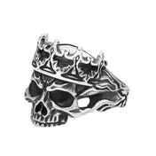 Stainless Steel Gothic Punisher Skull Ring