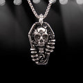 Ghost Steel Pendant Punk