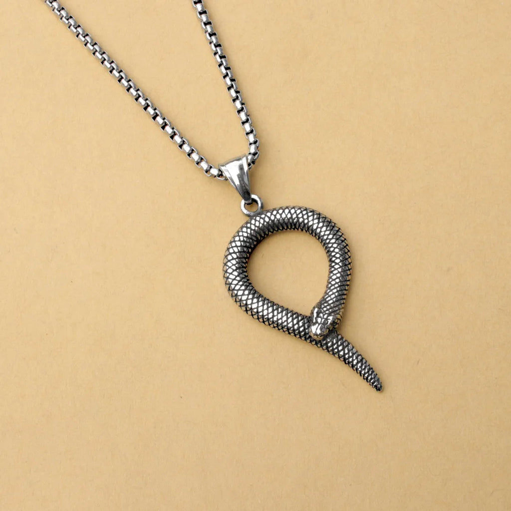 Snake Steel Chain Retro Dark Bite