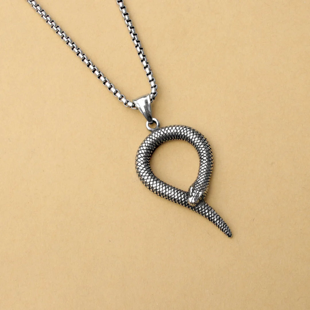 Snake Steel Chain Retro Dark Bite