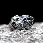 2023 New 316L Stainlesss Steel Cry and Smile Ring For Man Women Good Polished Couple Gift Fashion Jewelry for gift free