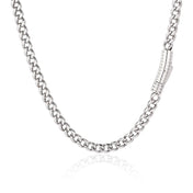 Stainless Steel Franco Chain Necklace 6MM Classic