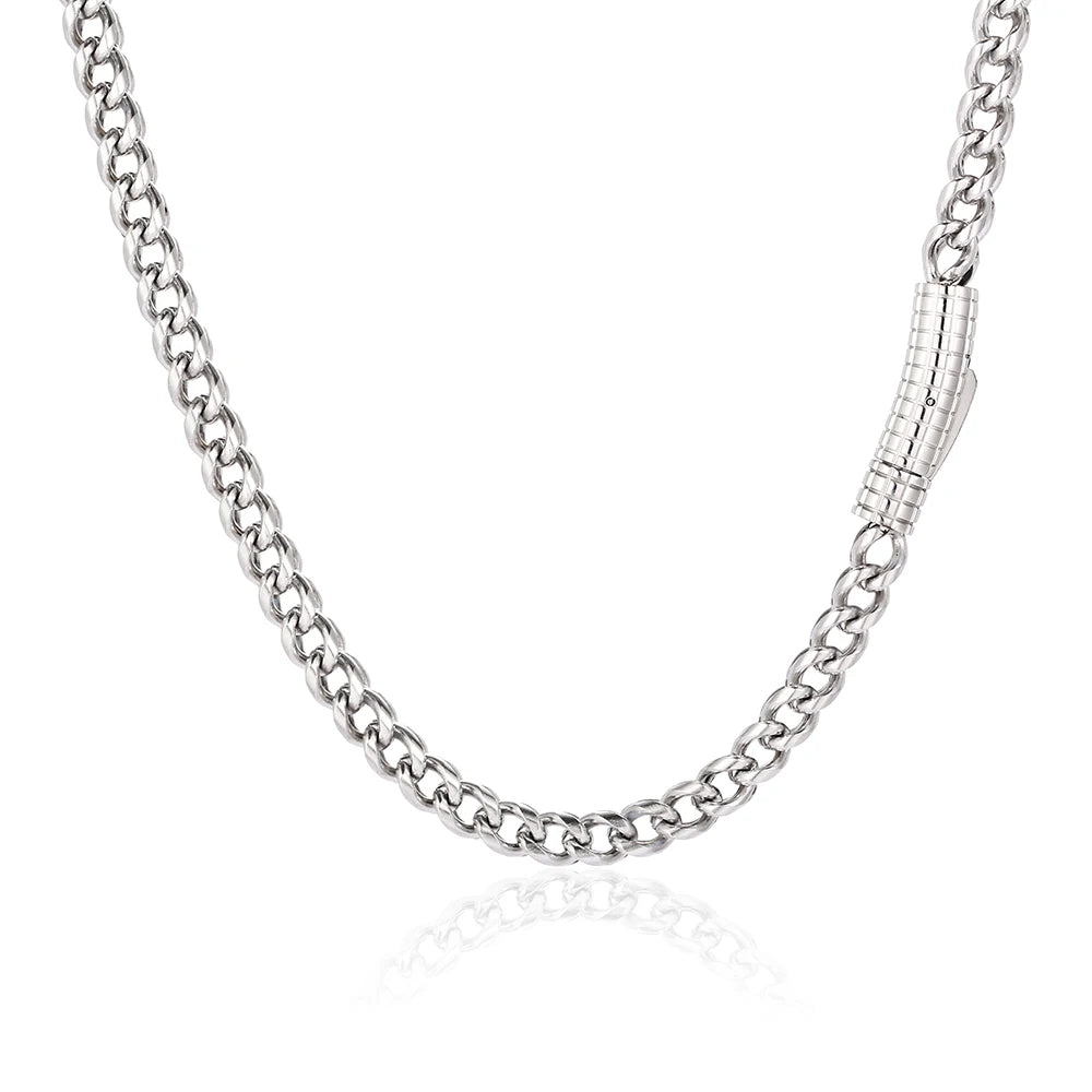 Stainless Steel Franco Chain Necklace 6MM Classic