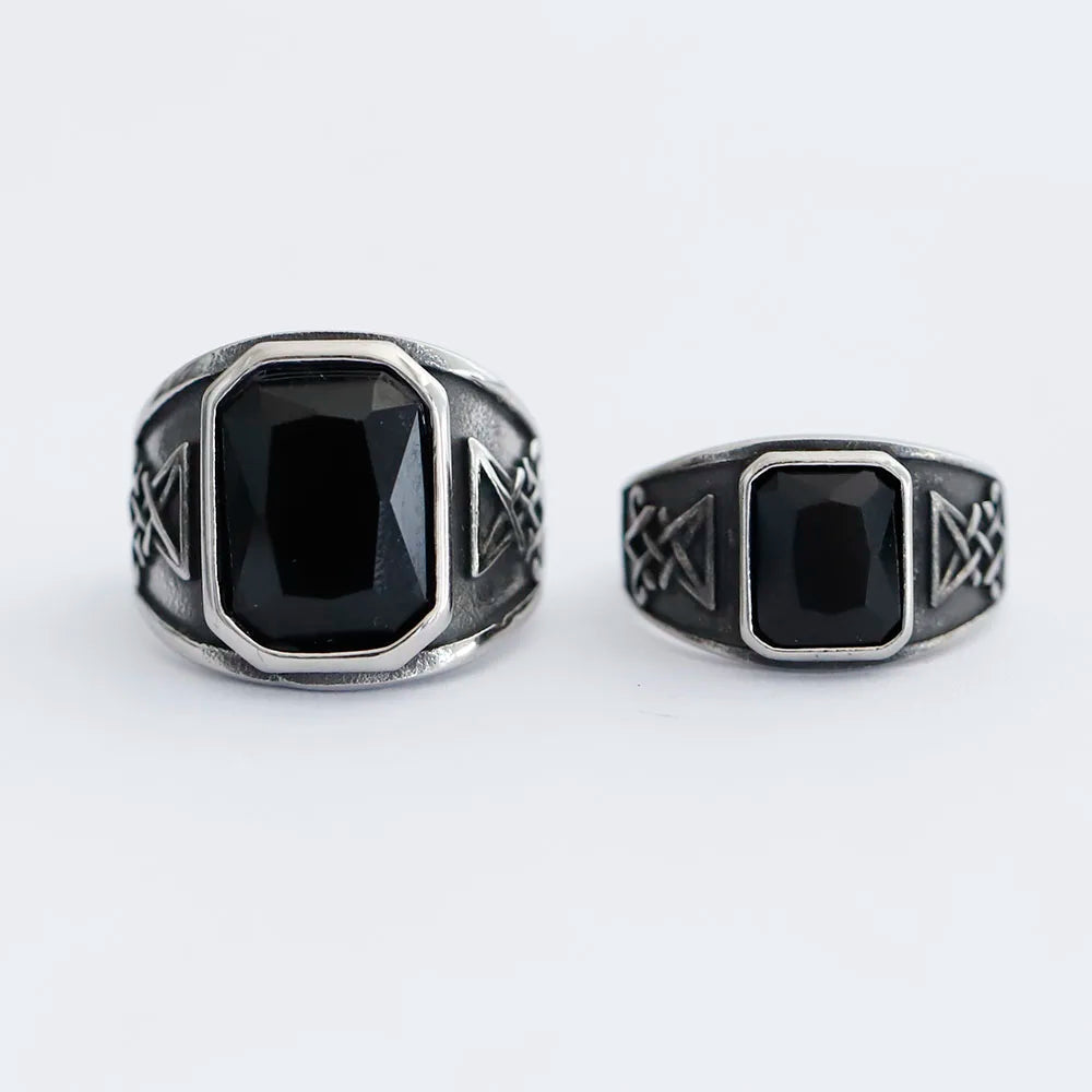 Vintage Lucifer Ring for Men — 316L Stainless Steel