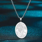 Lion of Judah Coin Pendant Necklace