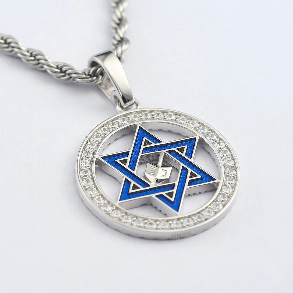 Star of David Pendant — 925 Silver