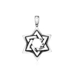 Star Steel Pendant Punk Vintage David Biker Six