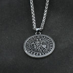 Viking War Horse Seal Pendant Necklace