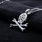 Iced Out Skull Pendant — 925 Silver