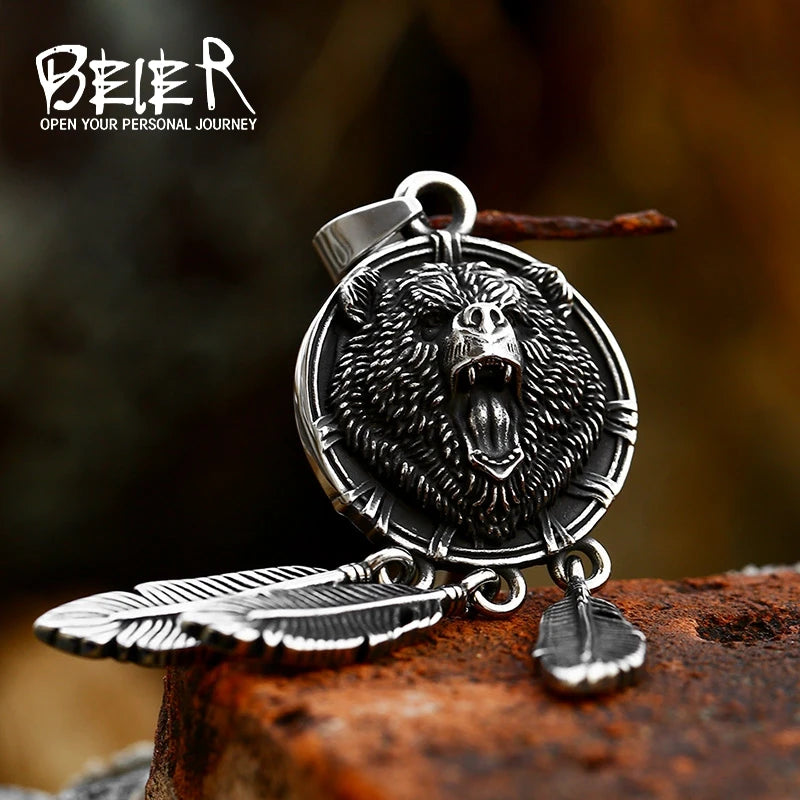 Slavic Viking Stainless Steel Pendant Necklace