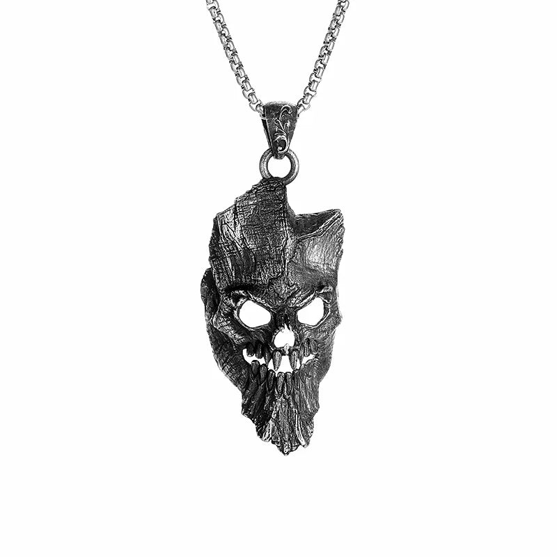 Skull Cross Pendant Necklace