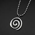 Y2K Spiral Vortex Beads Chain Choker For Women Men Stainless Steel Punk Grunge Aesthetic Art Goth Fashion Necklace
